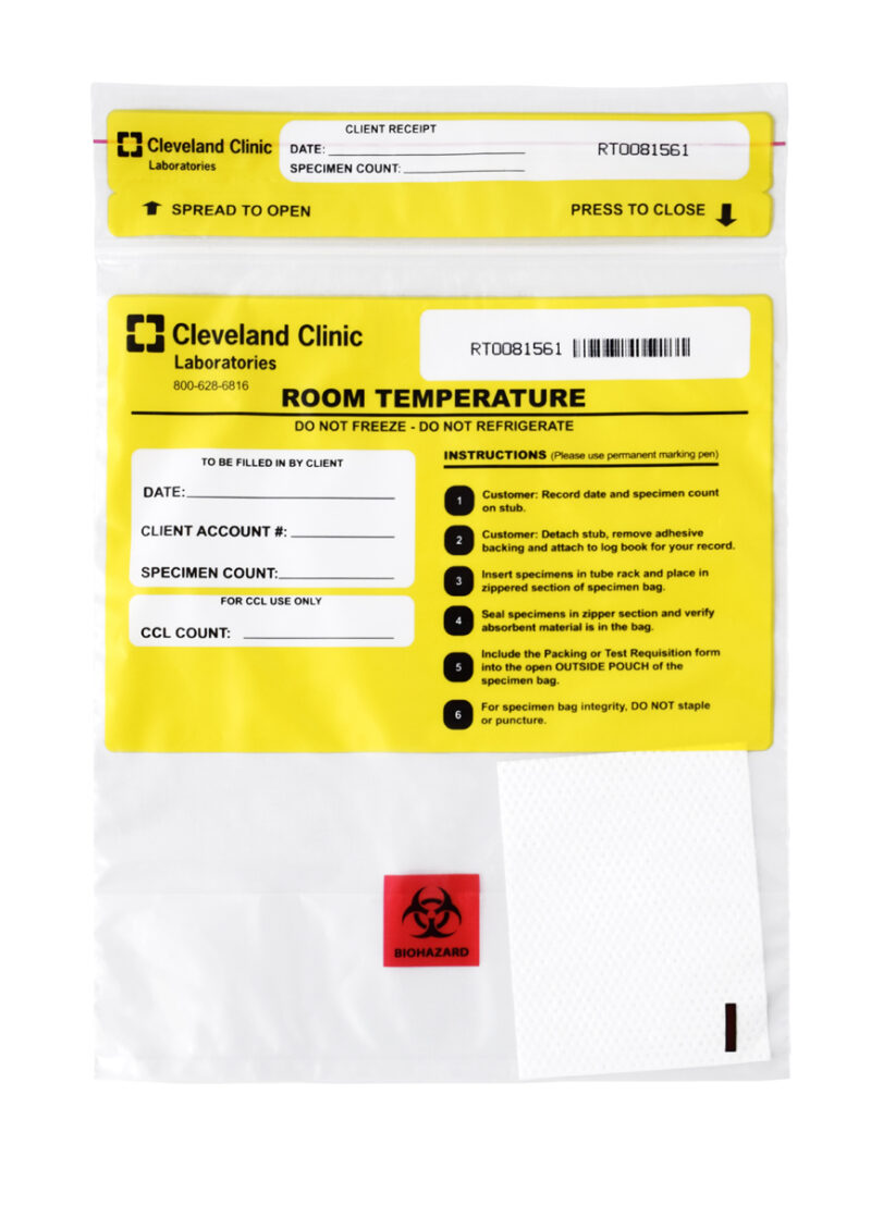 Packaging - Specimen Collection | Cleveland Clinic Laboratories