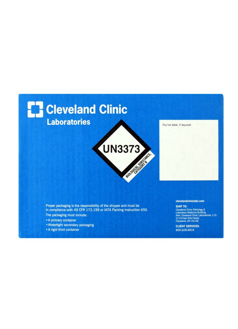 Category B Packaging Instructions | Cleveland Clinic Laboratories